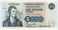 Clydesdale Bank Plc 1 And 5 Pounds 5 Pounds,  1. 9.1994